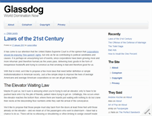 Tablet Screenshot of glassdog.com